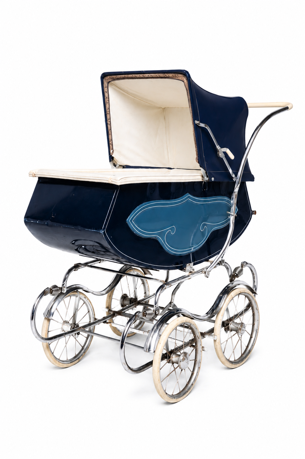 Vintage baby stroller prop available for rental