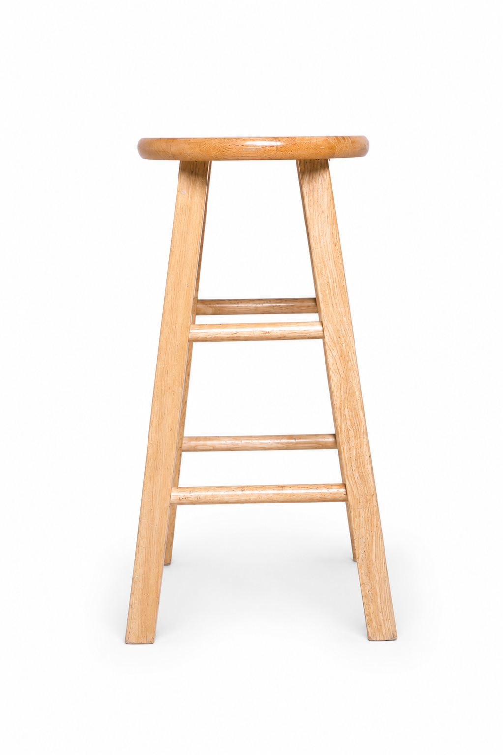 Wooden stool studio prop available for rental